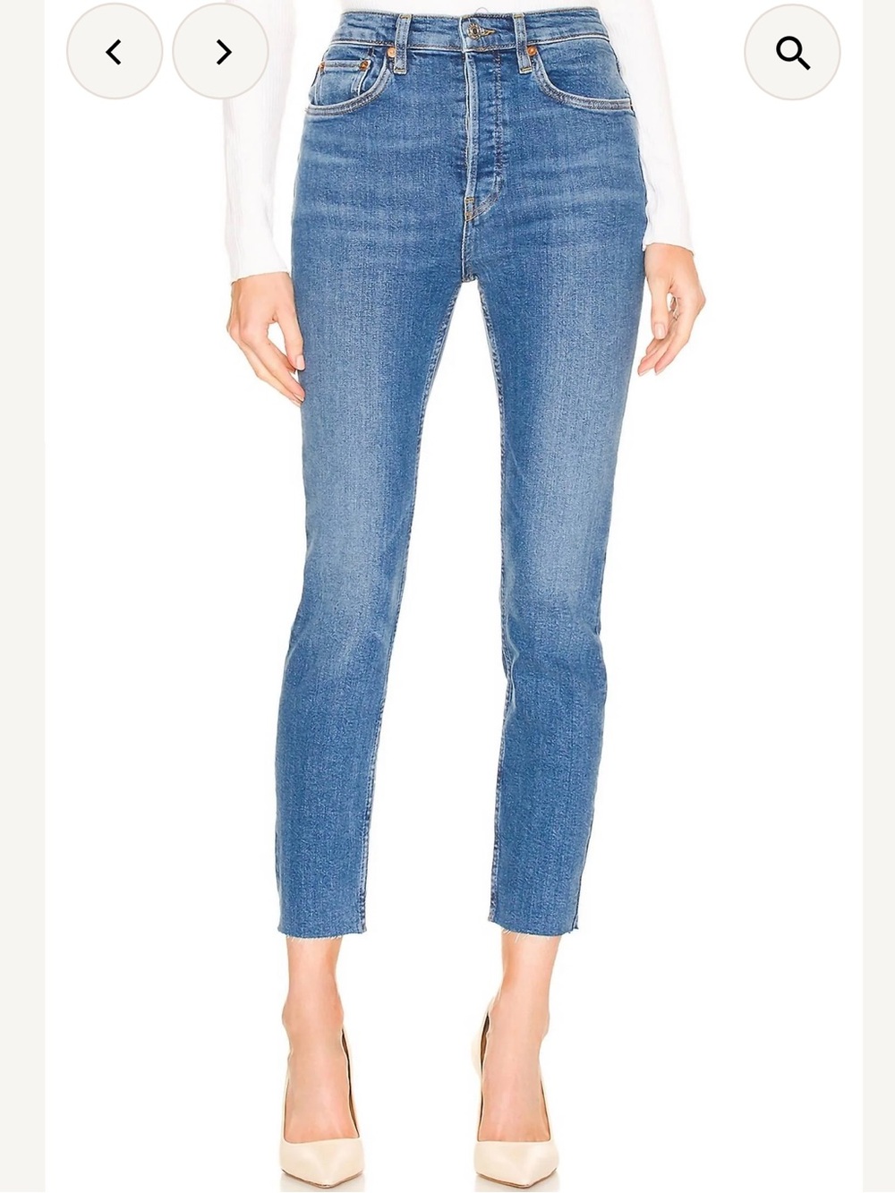 Re/Done highrise jeans